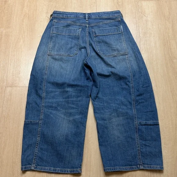 Anthropologie Pilcro Barell Wide Leg Stretch, SIZE 28 - Picture 3 of 9